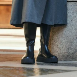 Langschaftstiefel schwarz