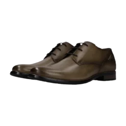 Leder Business Schnürer beige