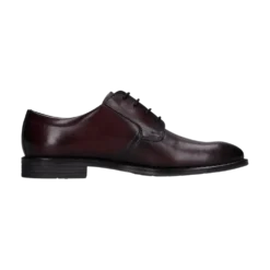 Leder Business Schnürer bordo