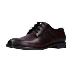 Leder Business Schnürer bordo