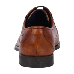 Leder Business Schnürer cognac