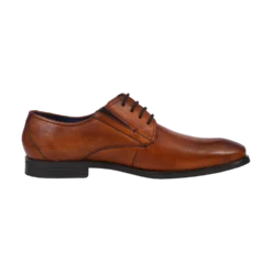 Leder Business Schnürer cognac
