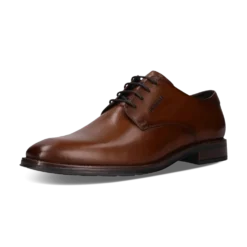 Leder Business Schnürer cognac