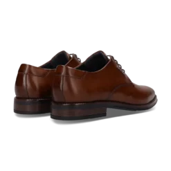 Leder Business Schnürer cognac