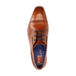 Leder Business Schnürer cognac