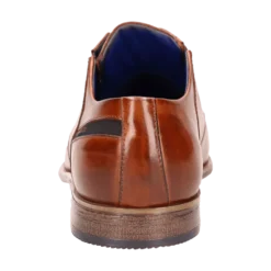 Leder Business Schnürer cognac
