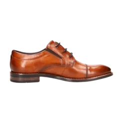 Leder Business Schnürer cognac