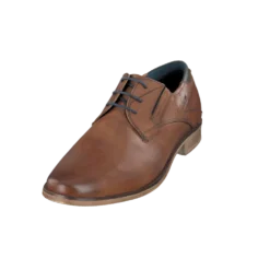 Leder Business Schnürer cognac
