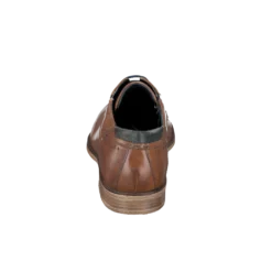 Leder Business Schnürer cognac