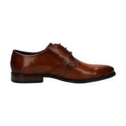 Leder Business Schnürer cognac
