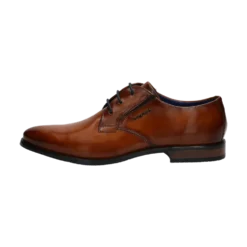 Leder Business Schnürer cognac
