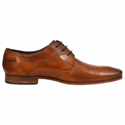 Leder Business Schnürer cognac