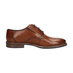 Leder Business Schnürer cognac
