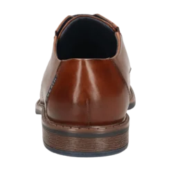 Leder Business Schnürer cognac