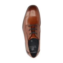 Leder Business Schnürer cognac