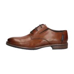 Leder Business Schnürer cognac