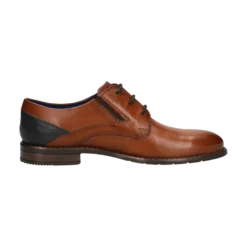Leder Business Schnürer cognac