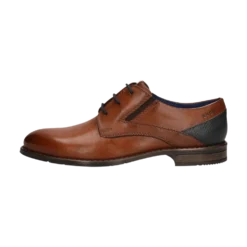 Leder Business Schnürer cognac