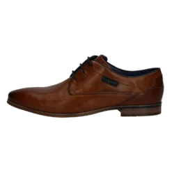 Leder Business Schnürer cognac