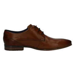Leder Business Schnürer cognac
