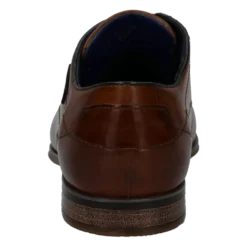 Leder Business Schnürer cognac