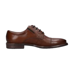 Leder Business Schnürer cognac