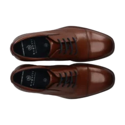 Leder Business Schnürer cognac