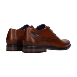 Leder Business Schnürer cognac