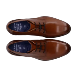 Leder Business Schnürer cognac