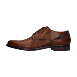 Leder Business Schnürer cognac
