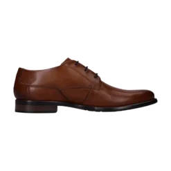 Leder Business Schnürer cognac