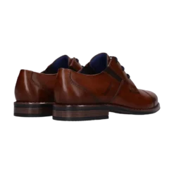 Leder Business Schnürer cognac