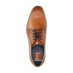 Leder Business Schnürer cognac
