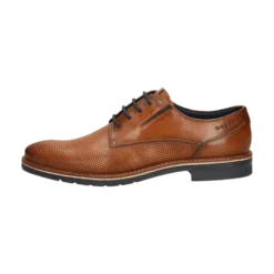 Leder Business Schnürer cognac