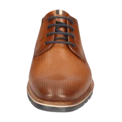 Leder Business Schnürer cognac