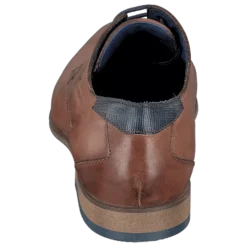 Leder Business Schnürer cognac