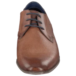 Leder Business Schnürer cognac