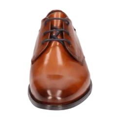 Leder Business Schnürer cognac