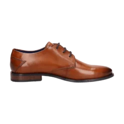 Leder Business Schnürer cognac