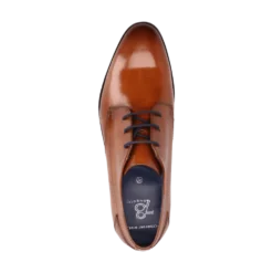 Leder Business Schnürer cognac