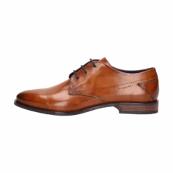 Leder Business Schnürer cognac