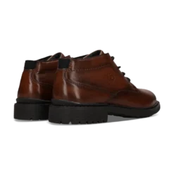 Leder Business Schnürer cognac