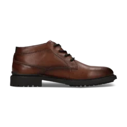 Leder Business Schnürer cognac