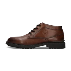 Leder Business Schnürer cognac
