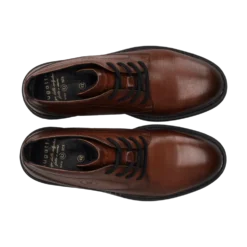 Leder Business Schnürer cognac