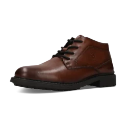 Leder Business Schnürer cognac