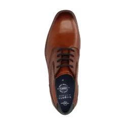 Leder Business Schnürer cognac
