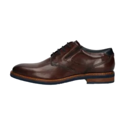 Leder Business Schnürer cognac