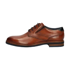 Leder Business Schnürer cognac