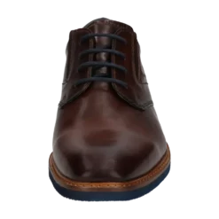 Leder Business Schnürer cognac